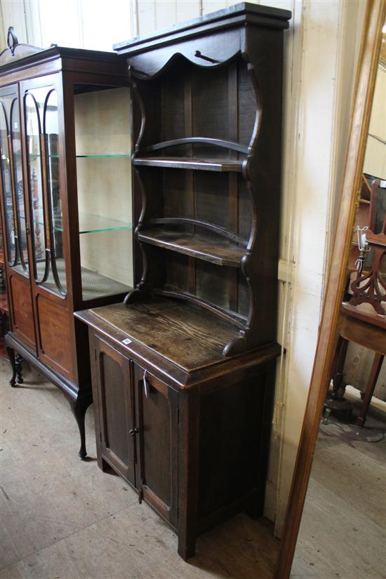 Small reproduction oak dresser